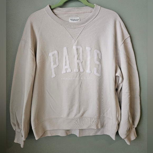 Abercrombie & Fitch crew neck Sweatshirt size large - Picture 2 of 8
